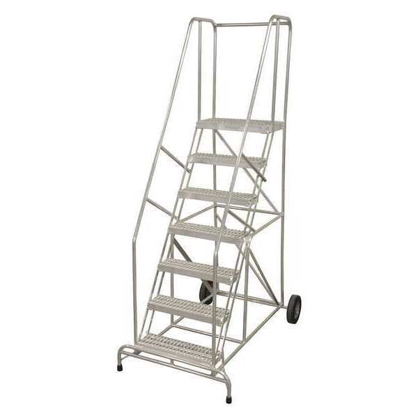 100 in H Aluminum Wheelbarrow Ladder, 7 Steps