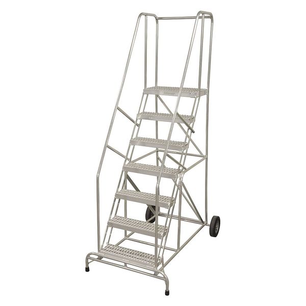 100 in H Aluminum Wheelbarrow Ladder, 7 Steps