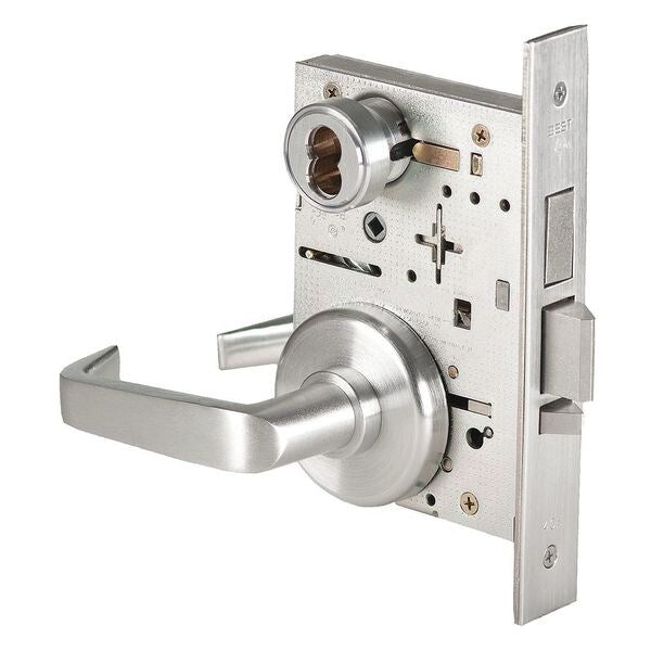 Mortise Cylinder, Entry Door, 1-3/16 