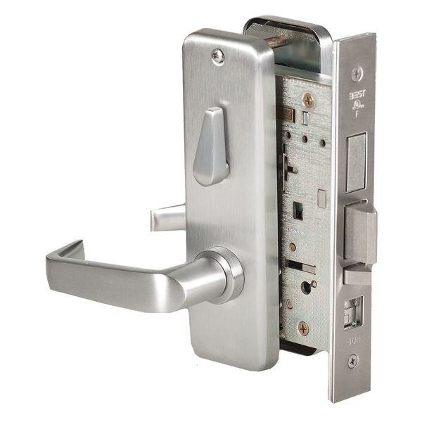 Mortise Lockset, Lever, 45H, 45H Escutcheon, Entrance, Mech.