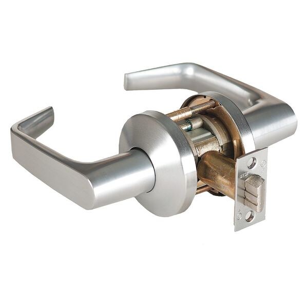 Lever Lockset, Mechanical, Passage, Grd. 2