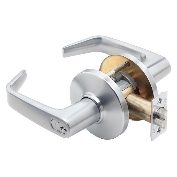 Lever Lockset, Mechanical, Storeroom