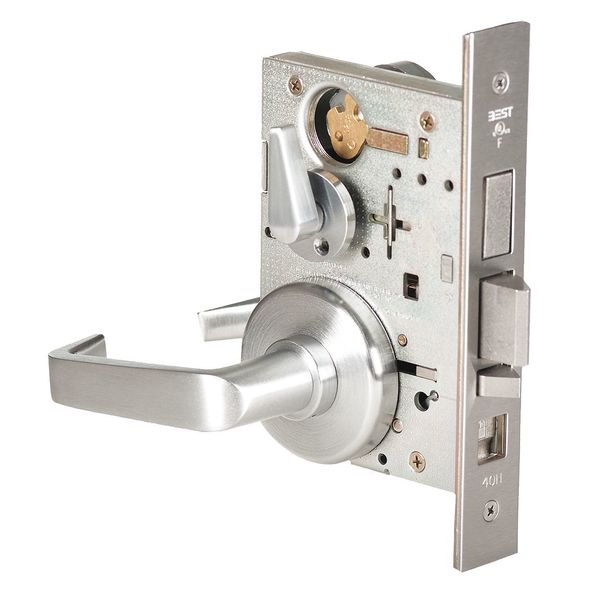 Mortise Lockset, Lever, 45H, Dorm, Mech.