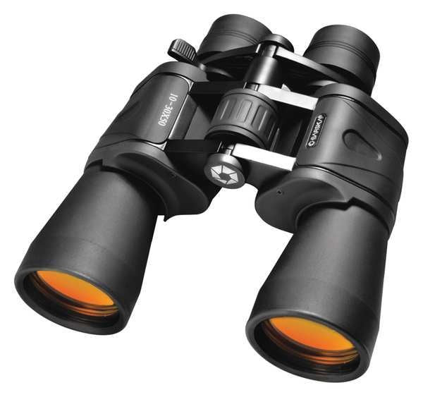 General Binocular, 10x to 30x Magnification, Porro Prism, 195 ft Field of View