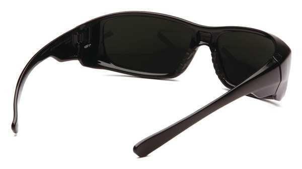 Safety Glasses, Wraparound Shade 5.0 Polycarbonate Lens, Scratch-Resistant