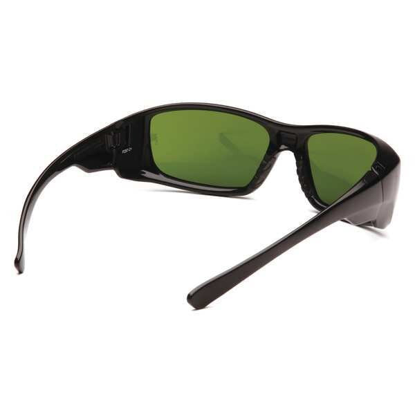 Safety Glasses, Wraparound Shade 3.0 Polycarbonate Lens, Scratch-Resistant