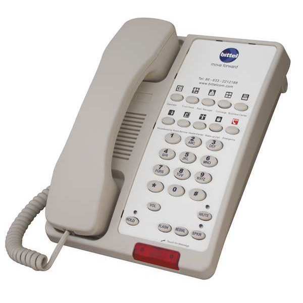 Hospitality Telephone, Analog, Wall or Desk Cream