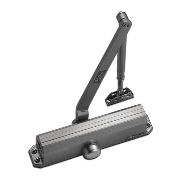 Manual Hydraulic PDQ 3100 Light Commercial Closer Light Duty Interior and Exterior, Silver