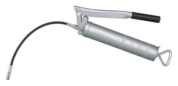 Grease Gun, 6000 psi, Gray, 12 in.
