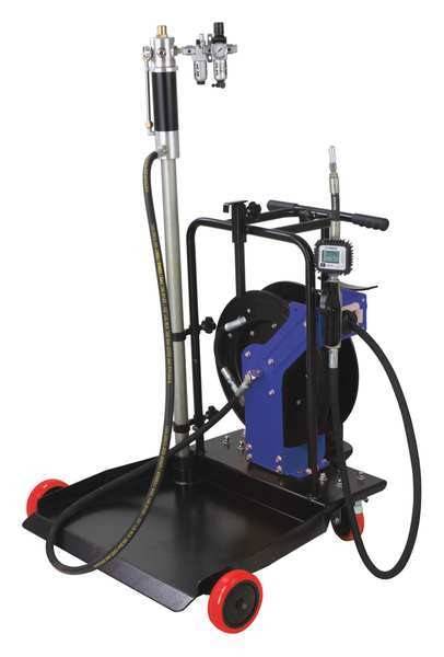 Oil Pump and Hose Reel Kit, 55 gal.