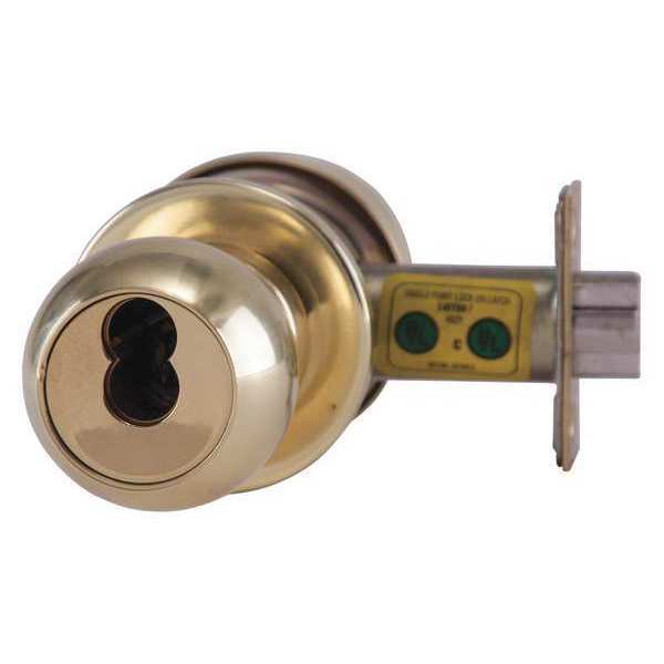 Knob Lockset, Mechanical, Entrance, Grd. 1