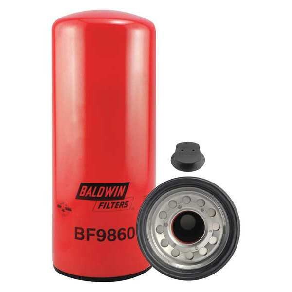 Fuel Spin-on Filter, 11-9/16 x 4-23/32 In