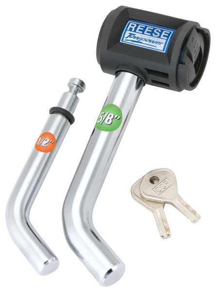 Receiver Lock, 5/8 and 1/2 In. Bent, Reese Towpower
