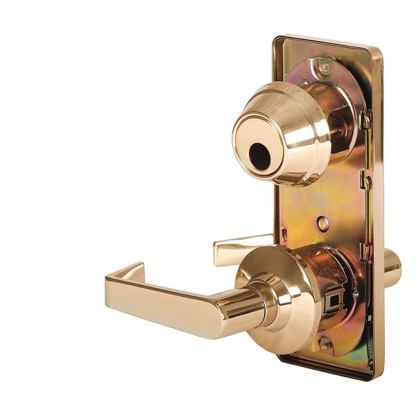 Lever Lockset, Mechanical, Passage, Grd. 2
