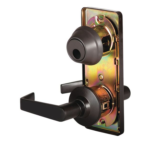 Lever Lockset, Mechanical, Passage, Grd. 2
