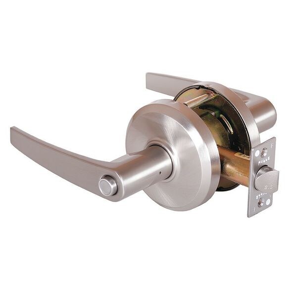 Lever Lockset, Mechanical, Privacy, Grade 2