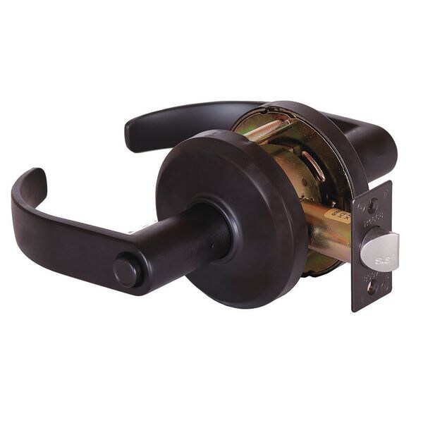 Lever Lockset, Mechanical, Privacy, Grade 2