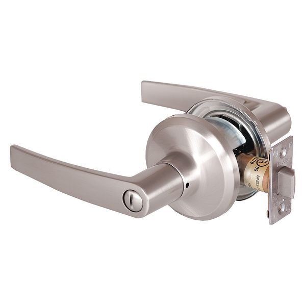 Lever Lockset, Mechanical, Privacy, Grade 2