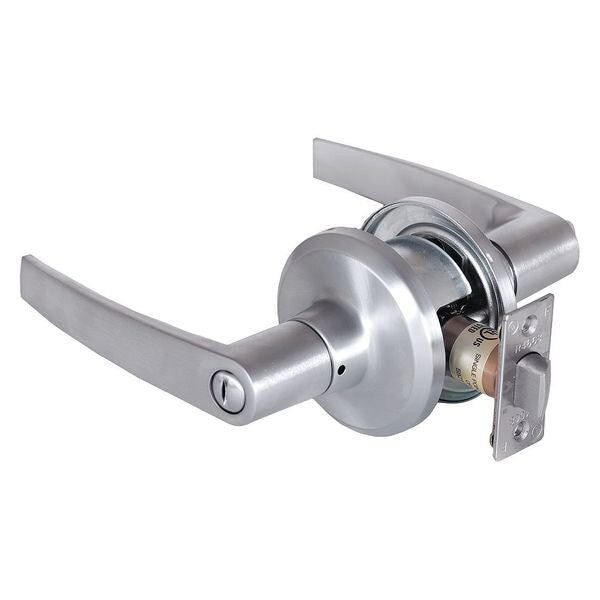 Lever Lockset, Mechanical, Privacy, Grade 2