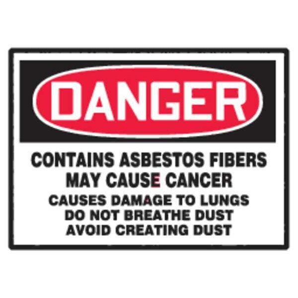 Safty Label, 5inWx3-1/2inH, Blk/Rd/Wht, PK5