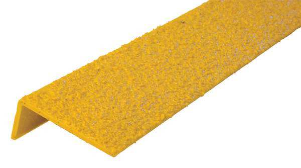 Anti-Slip Stair Nosing, 32in W, Fiberglass