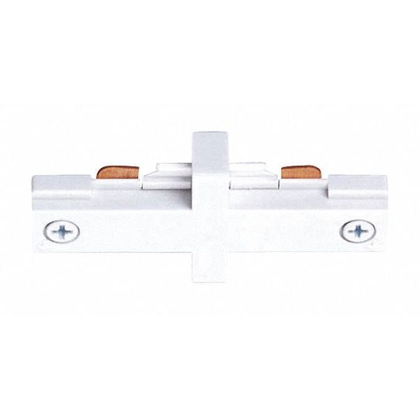Mini Straight Connector, White