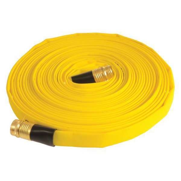 Fire Hose, 3/4in.x50 ft., NH, Yellow, 300psi