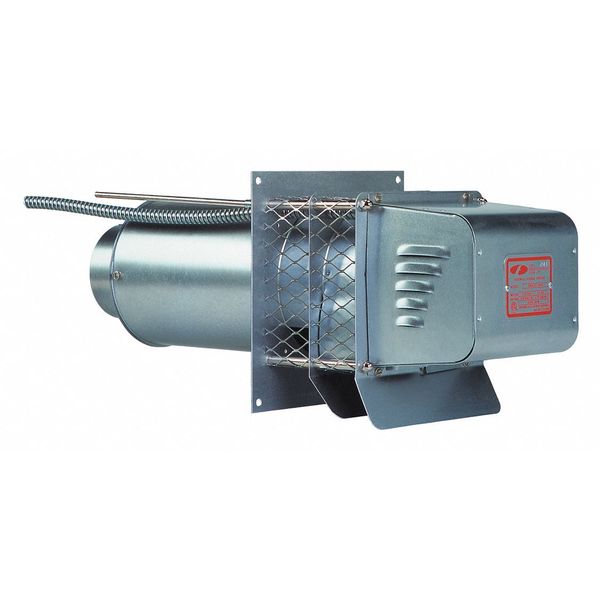 Power Venter, 115, Aluminum Steel, 9 in H., 4 Inlet and Outlet Dia.