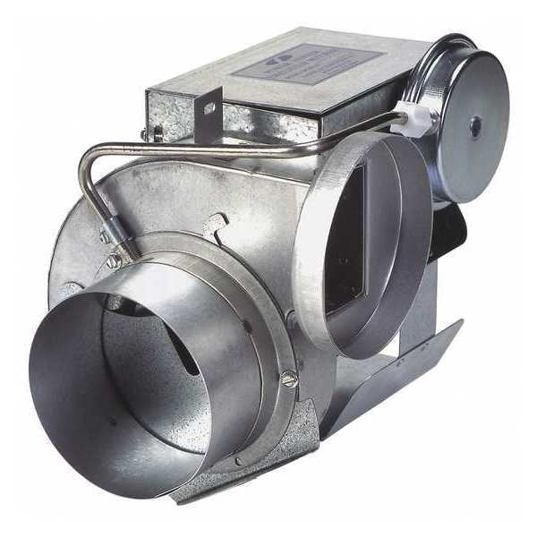 Power Venter, 115, Galvanized Steel, 8 3/4 in H.