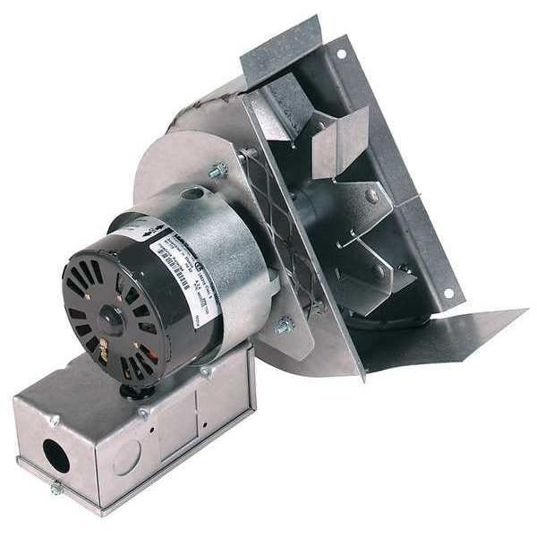 Draft Inducer, 115, Galvanized Steel, 9 in H., 8 Inlet and Outlet Dia.