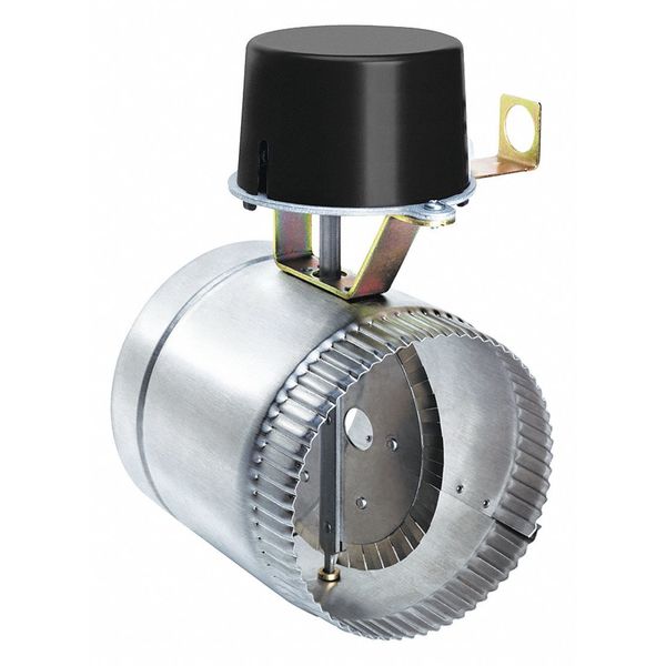 Vent Damper, 8-1/16 in L x 12-7/8 in H, SS