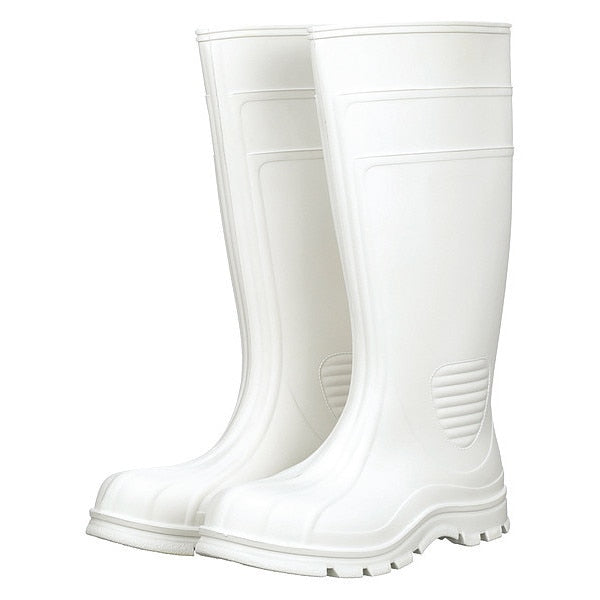 Size 7 Men's Steel Rubber Boot, White