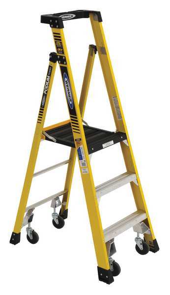 6 ft Fiberglass Podium Stepladder