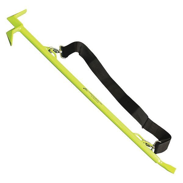 NY Hook, 6 ft. HiViz Lime, w/ Chisel End & Strap