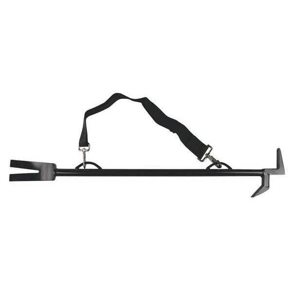 NY Claw, 3 ft. Black Powder Coat, w/ NY Hook & Halligan Fork