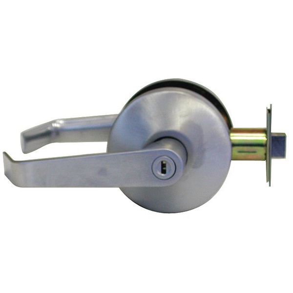Lever Lockset, Mechanical, Privacy, Grd. 2