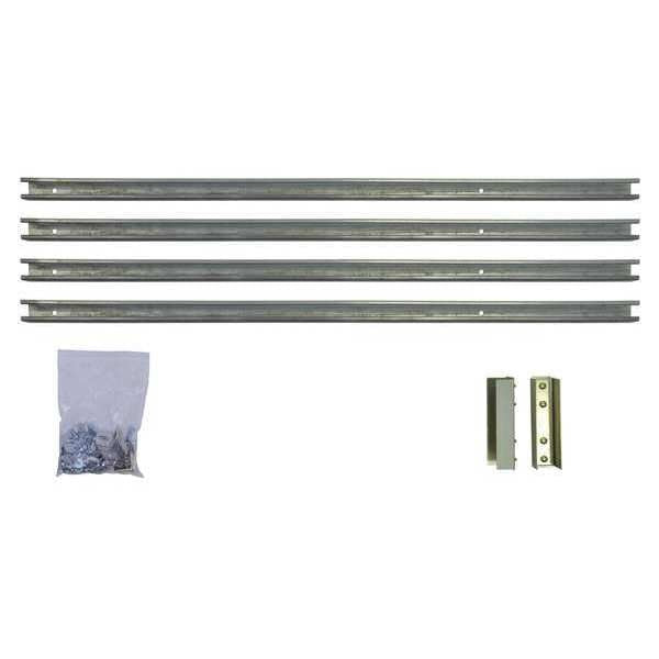 Suspension Kit, Steel, 106in.Hx1-1/2in.D