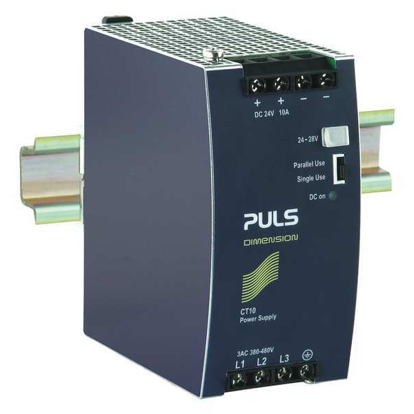 DC Power Supply, Metal, 24 to 28VDC, 240W