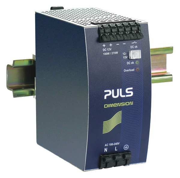 DC Power Supply, Metal, 12 to 15VDC, 180W