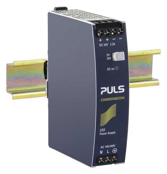 DC Power Supply, Metal, 24 to 28VDC, 80W