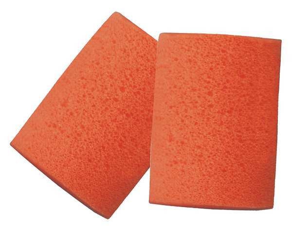 Reusable Uncorded Ear Plugs, Cylinder Shape, 29 dB, 200 Pairs, Orange