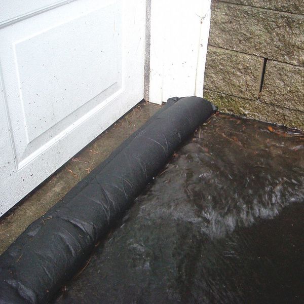 Flood Barrier, 10 ft.L, 3-1/2
