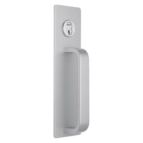Key Retracts Latchbolt, Aluminum