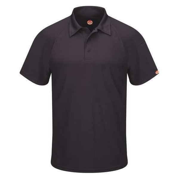 Short Sleeve Polo, Mens, 2XL, Polyester