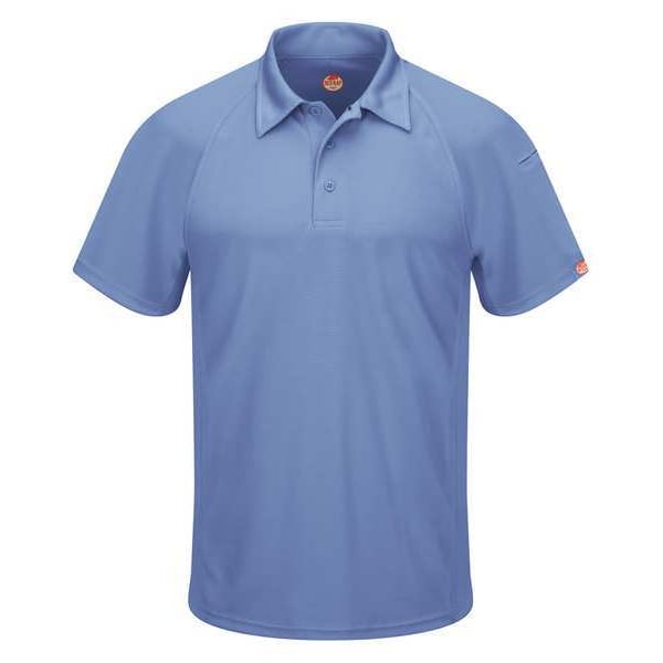 Short Sleeve Polo, Mens, M, 2Pockts, 5 oz.