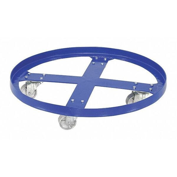 Drum Dolly, Blue, 28 in. dia, 1200 lb.