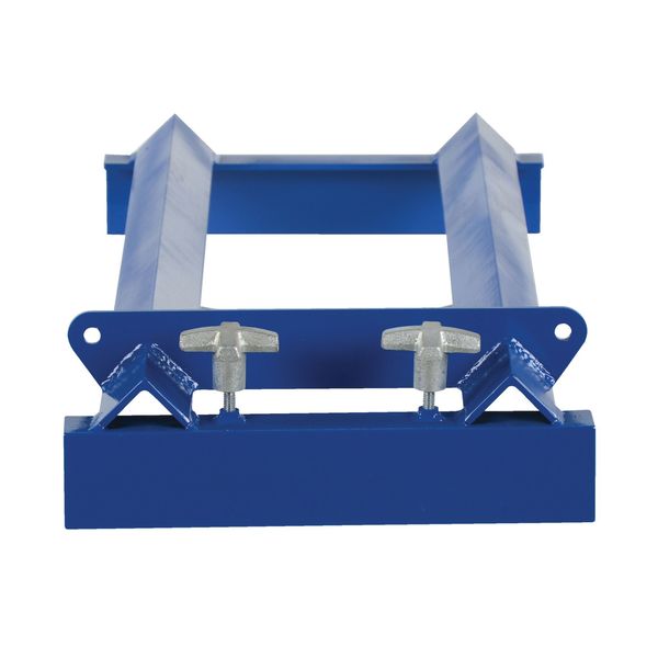 Pallet Rack Drum Cradle, Blue, 15-7/8 in W
