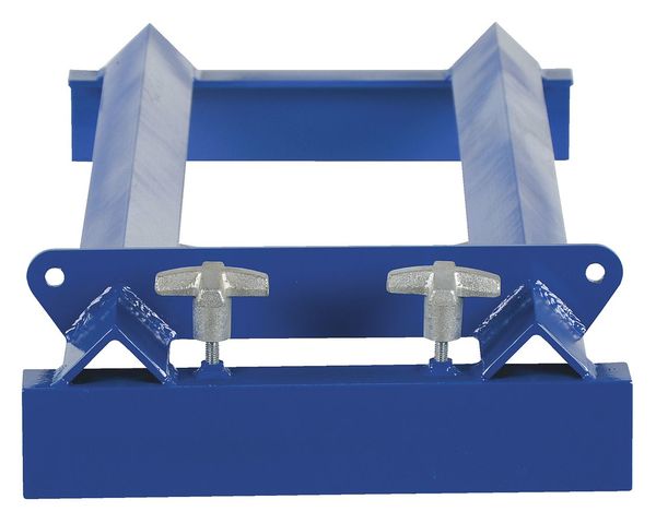 Pallet Rack Drum Cradle, Blue, 15-7/8 in W