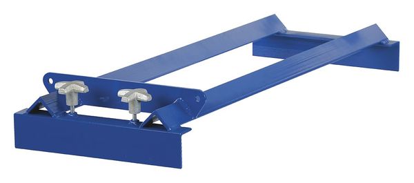 Pallet Rack Drum Cradle, Blue, 15-7/8 in W