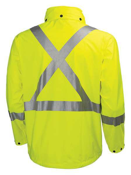 Rain Jacket, Hi-Visibility Yellow, M
